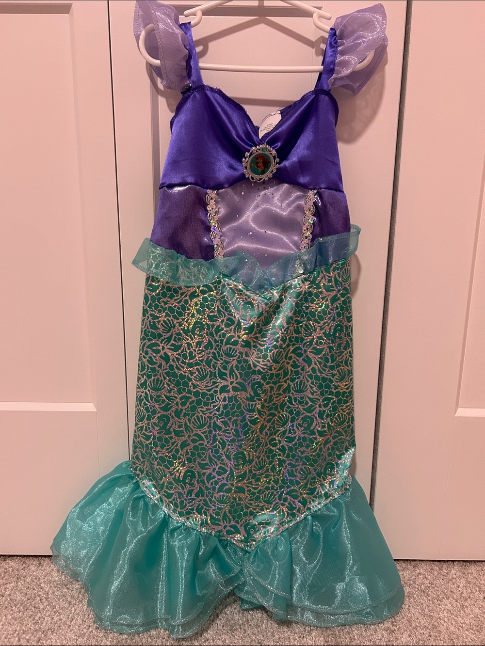 Disney Purple and Teal Ariel-Inspired Mermaid Costume Dress